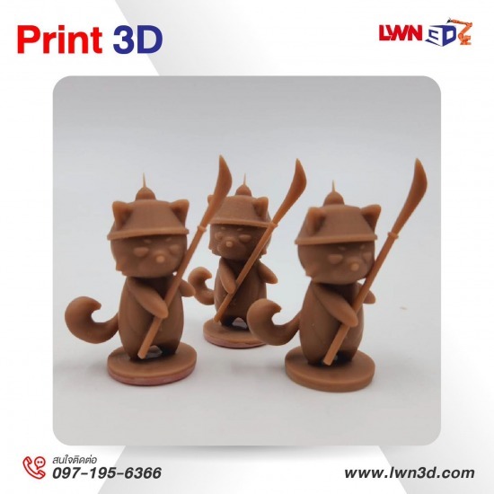 ผลิต Art Toy สายมู - รับสแกนสามมิติ Scan3D รับปริ้น3D-แอลดับบลิวเอ็น ทรีดี